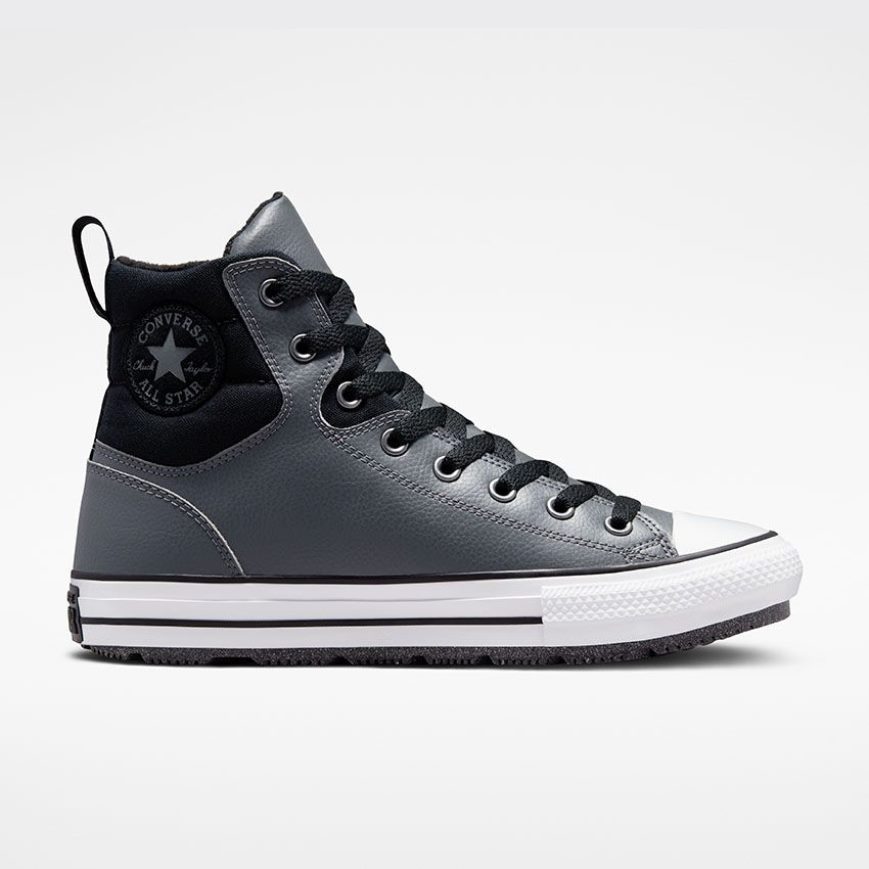 Botas de Invierno Converse Chuck Taylor All Star Berkshire Water Resistant Altas Hombre Gris Negras | PE EW48L5